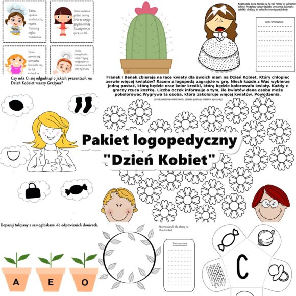 paka logopedyczna dzień kobiet