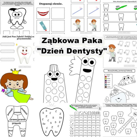 "Ząbkowa Paka" Materiały logopedyczne na Dzień Dentysty