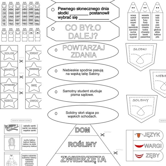 Logopedyczny Lapbook dla głoski S - obrazek 2