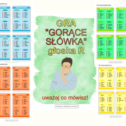 Gra "Gorące Słówka" głoska R