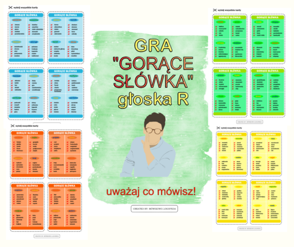 Gra "Gorące Słówka" głoska R