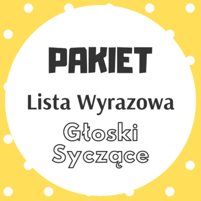 lista wyrazowa głoska sycząca