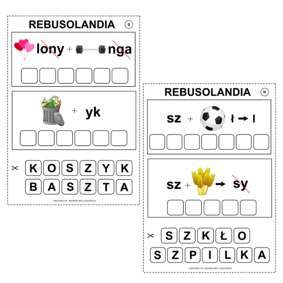 Rebusolandia dla głoski sz - obrazek 2