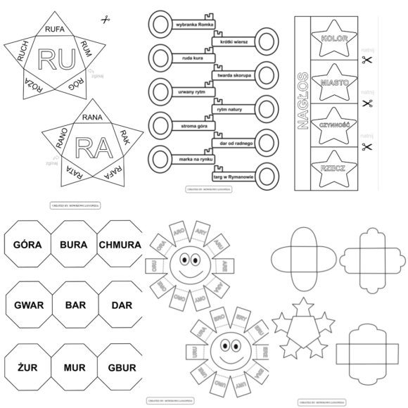 Logopedyczny Lapbook dla Głoski R - obrazek 2