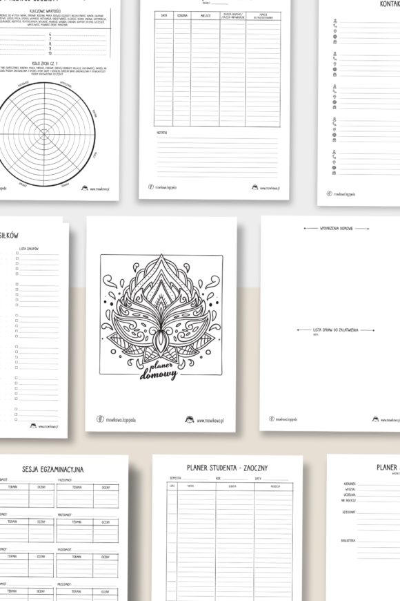 Planer Logopedy bullet journal - obrazek 2