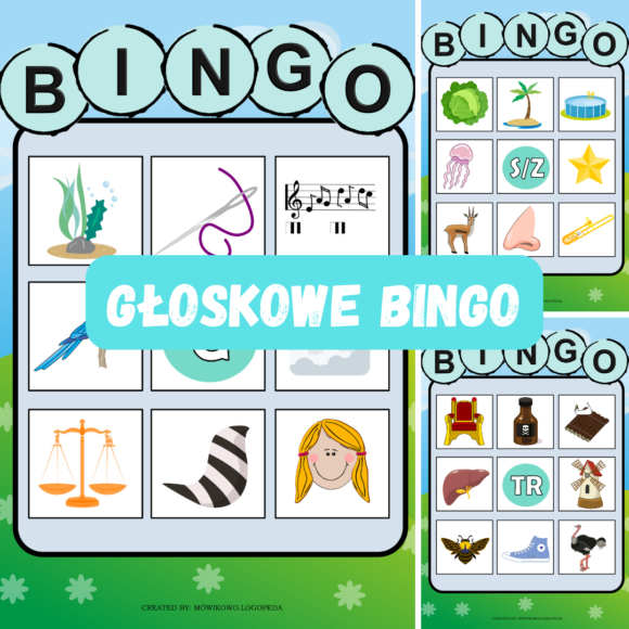 Gra Głoskowe Bingo