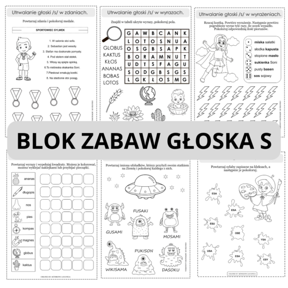 Blok Zabaw Głoska S